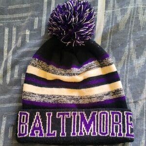 Baltimore ravens beanie